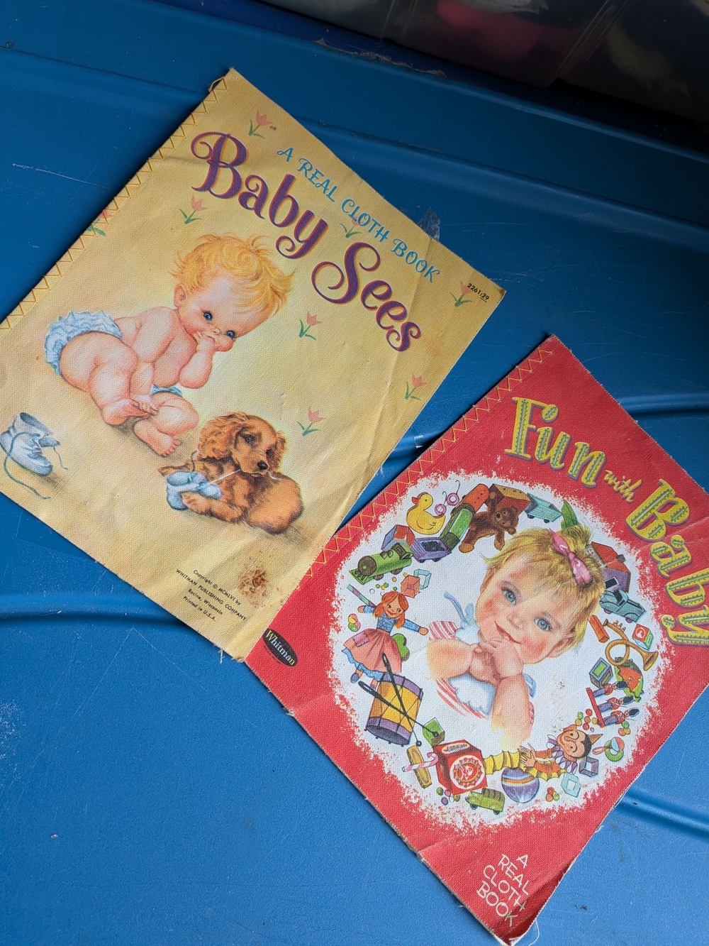 Vintage Baby Cloth Books